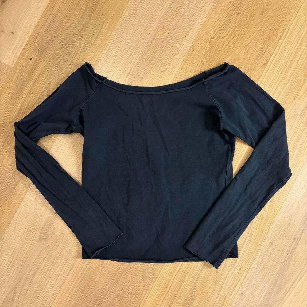 Brandy-melville Women's Black Crop-top